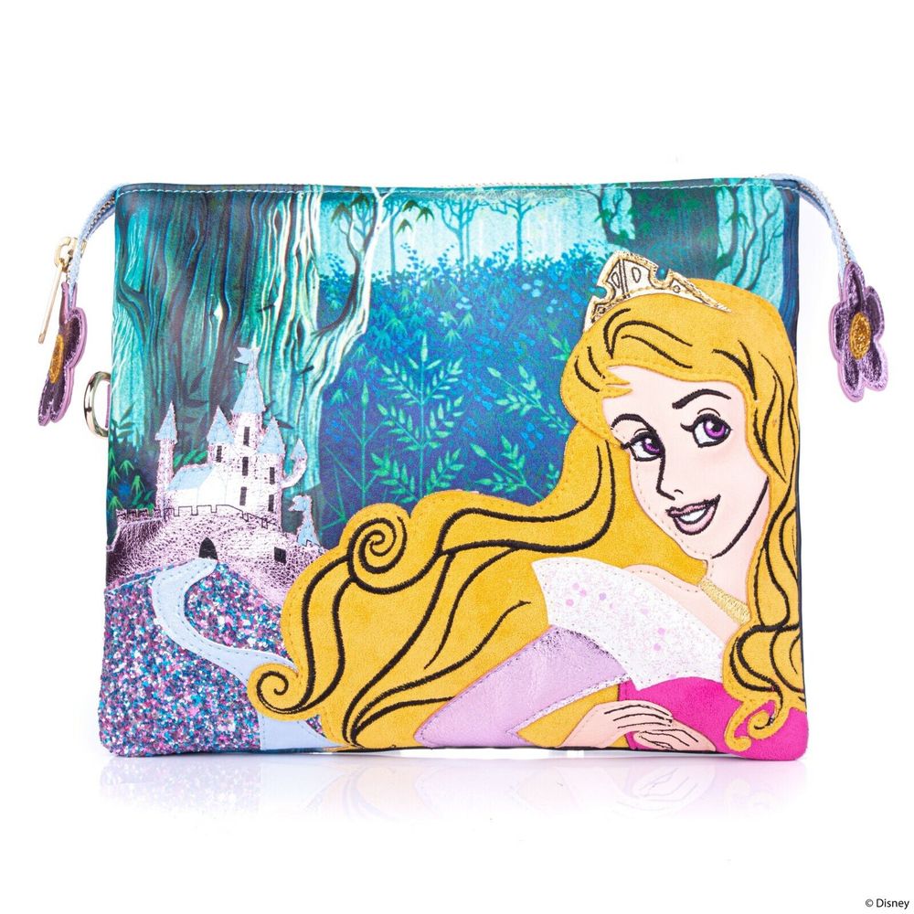 Irregular Choice Disney Princess Pouch Sleeping Beauty Blue Bag Maleficent New